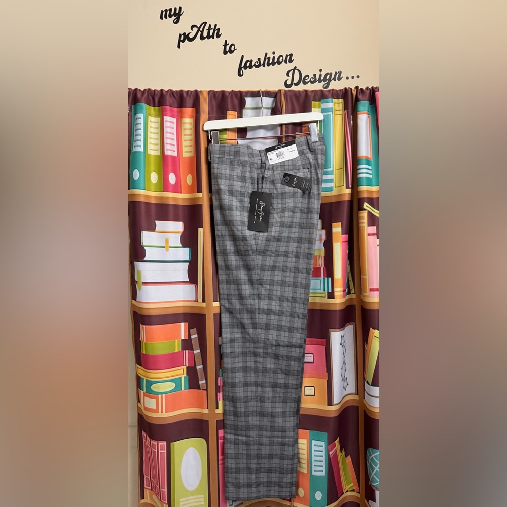 Sean John Men's Checkered Trousers